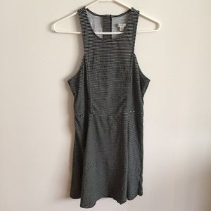 AEO Cut Out Striped Skater Dress